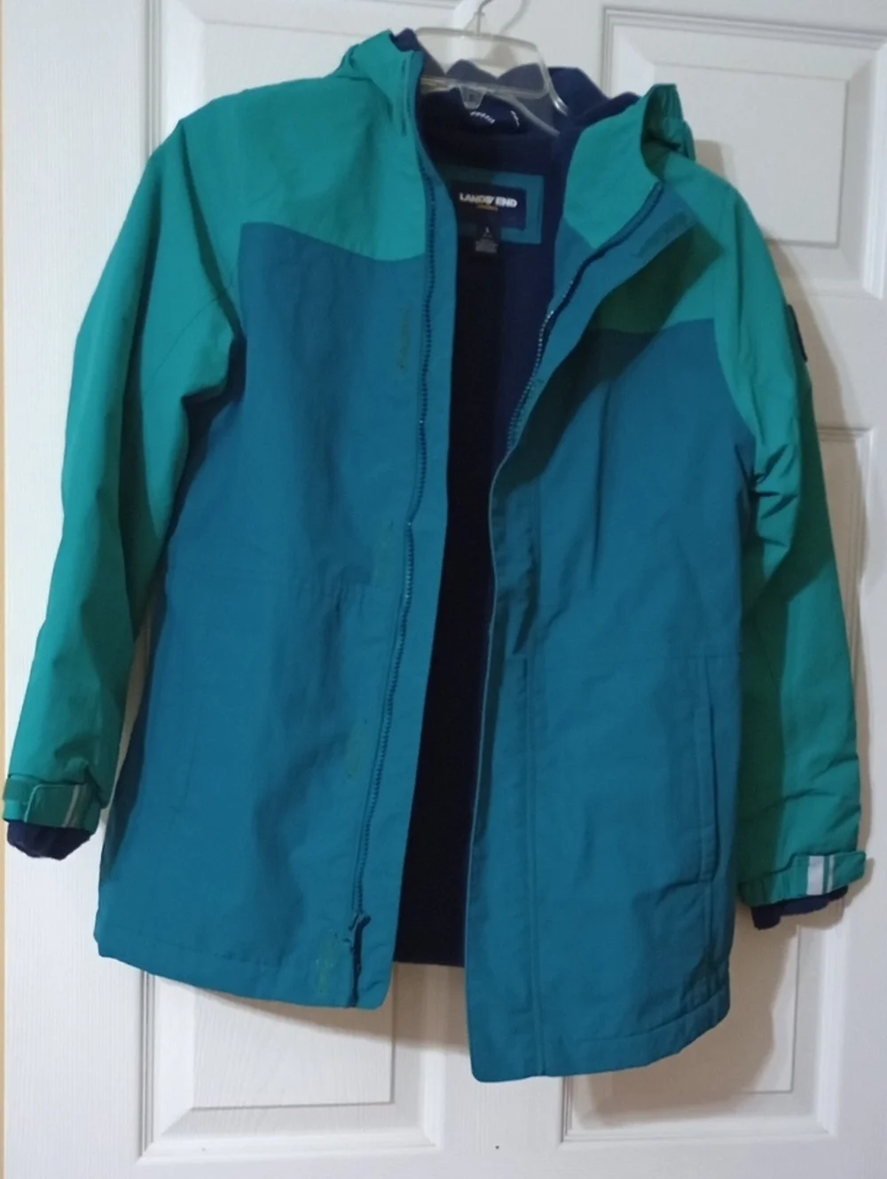 Lands' End Kids Teal Squall Winter Coat